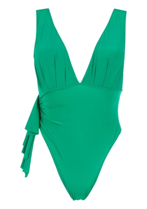 Clube Bossa Unika high-leg swimsuit - Green