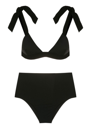Clube Bossa Loreta tie-fastening bikini top - Black