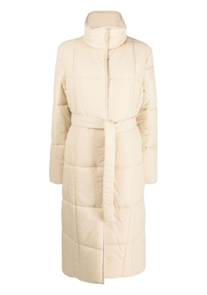 DESTREE Tracey belted padded coat - Neutrals