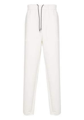 Emporio Armani appliqué-logo track pants - White