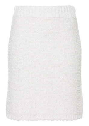 JOSEPH textured knit skirt - White