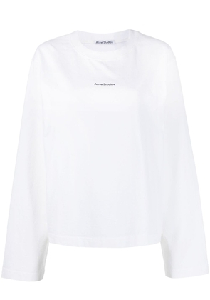 Acne Studios logo-print cotton T-shirt - White