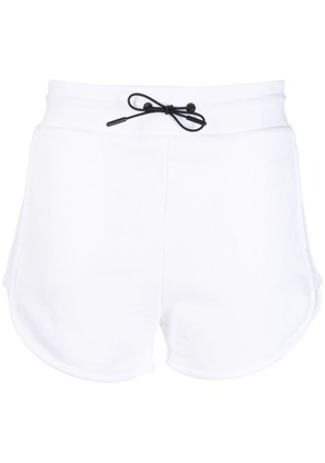 Rossignol logo-patch cotton shorts - White