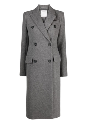 Sportmax double-breasted wool-cashmere coat - Grey