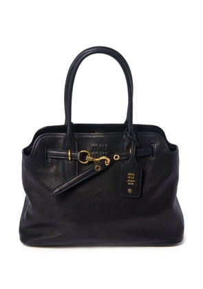 Miu Miu nappa-leather tote bag - Black