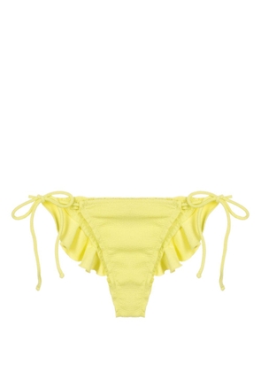 Clube Bossa Malgosia ruffled bikini bottoms - Yellow