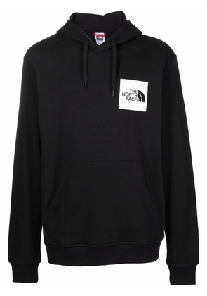The North Face logo-print drawstring hoodie - Black