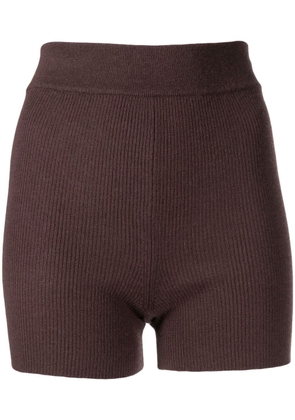 Cashmere In Love Alexa cashmere-blend cycling shorts - Brown