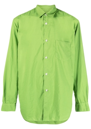 Comme Des Garçons Shirt pointed-collar long-sleeve shirt - Green