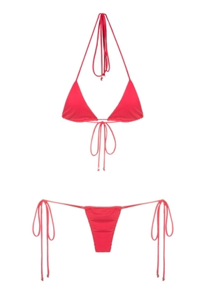 Amir Slama halterneck two-piece bikini - Red