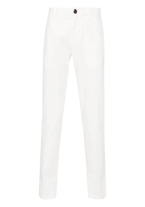 Boggi Milano panama tapered trousers - White