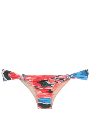 Clube Bossa Rings floral-print bikini bottoms - Blue