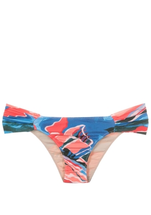 Clube Bossa Ricy graphic-print bikini bottoms - Blue