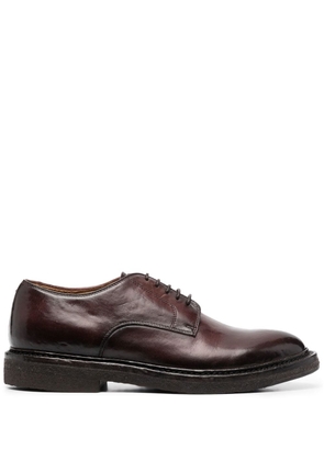Officine Creative lace-up leather derby shoes - Red