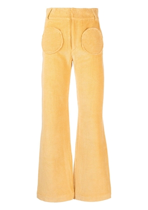 DESTREE Yoshitomo corduroy trousers - Yellow