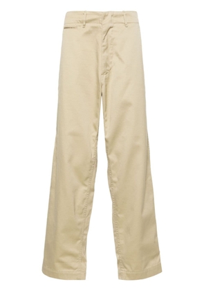 Nanamica straight cotton-blend trousers - Neutrals