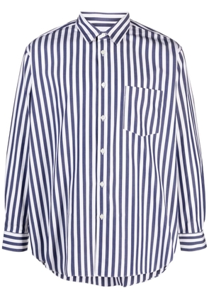 Comme Des Garçons Shirt striped poplin shirt - White