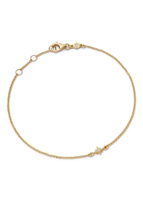 Astley Clarke 14kt recycled yellow gold North Star diamond bracelet