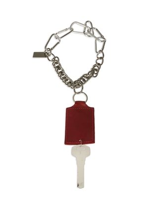 Chopova Lowena key-charm chain necklace - Red