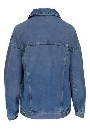AG Jeans spread-collar denim jacket - Blue