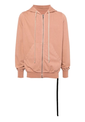 Rick Owens DRKSHDW drawstring cotton hoodie - Pink