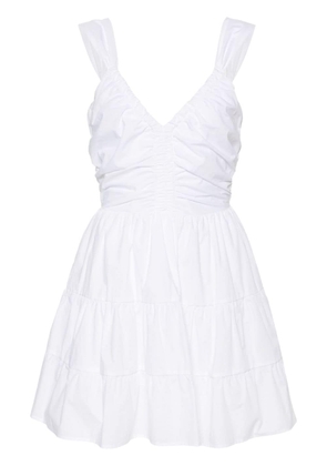 LIU JO open-back cotton minidress - White