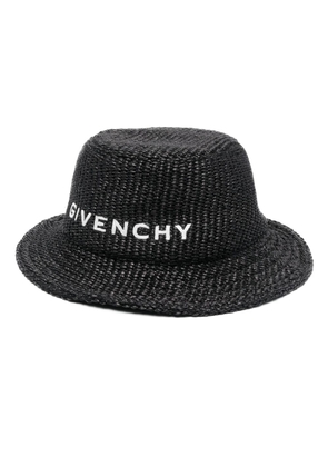 Givenchy logo-print reversible bucket hat - Black