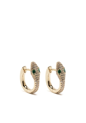 APM Monaco Serpent hoop earrings - Gold