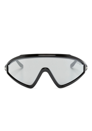 TOM FORD Eyewear Lorna shield-frame sunglasses - Black