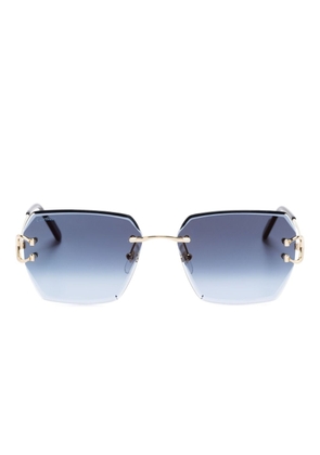 Cartier Eyewear Signature C square-shape sunglasses - Gold