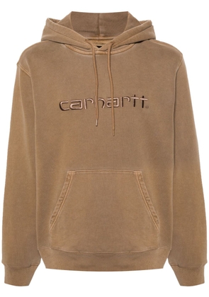 Carhartt WIP Duster cotton hoodie - Brown