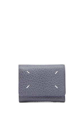 Maison Margiela four-stitch logo folded wallet - Blue