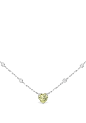 APM Monaco heart-charm chain necklace - Silver