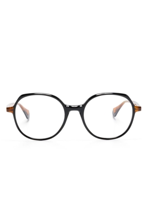 GIGI STUDIOS Kayla round-frame glasses - Brown