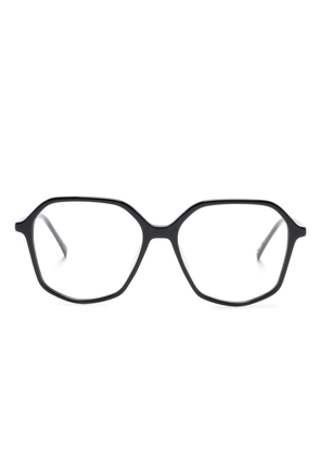 GIGI STUDIOS Cora geometric-frame glasses - Black
