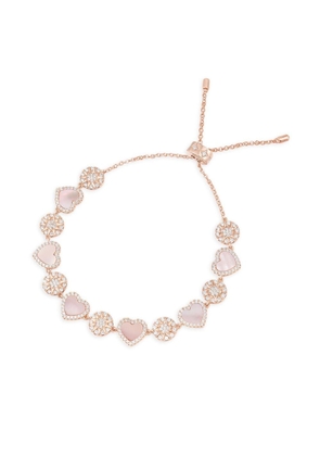 APM Monaco Nacre Heart & Dot adjustable bracelet - Pink