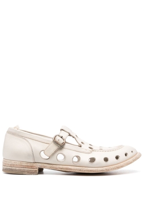 Officine Creative Lexi leather loafers - White