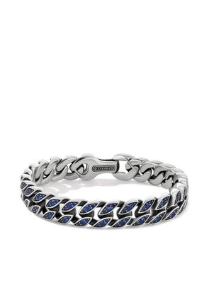 David Yurman sapphire curb chain bracelet - Silver
