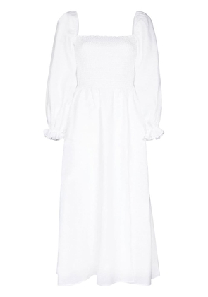 Reformation Gitane linen midi dress - White
