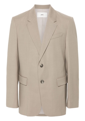 AMI Paris double-breasted blazer - 2811 LIGHT TAUPE
