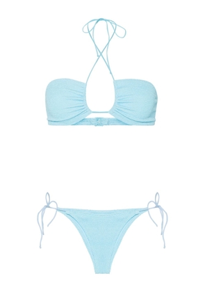 MC2 Saint Barth Marielle crinkled bikini - Blue