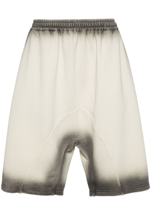 Y/Project spray-effect cotton shorts - Neutrals