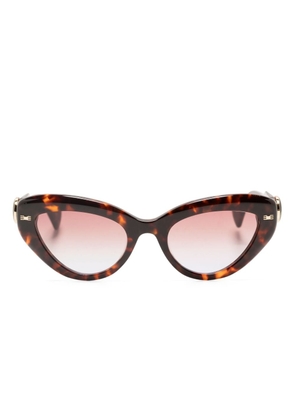 Vivienne Westwood tortoiseshell-effect cat-eye sunglasses - Red