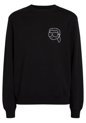 Karl Lagerfeld Ikonik Monogram sweatshirt - Black