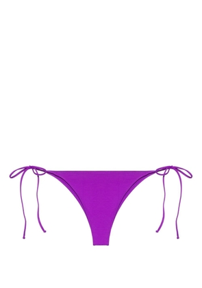 MC2 Saint Barth Marielle logo-detail bikini bottoms - Purple