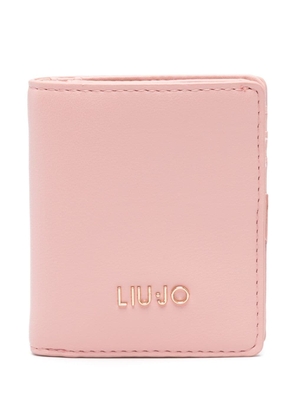 LIU JO logo-lettering wallet - Pink