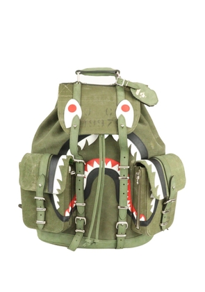 Readymade x A BATHING APE® buckled canvas backpack - Green