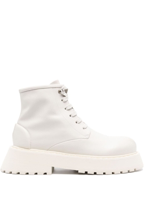 Marsèll 60mm leather lace-up boots - White