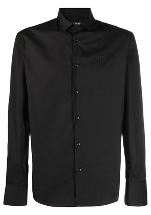 Philipp Plein embroidered-logo shirt - Black