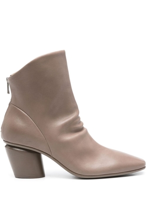 Officine Creative 80mm leather ankle boots - Neutrals